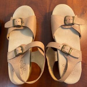 Dasko Sanita Clog Sandal Beige Size 7 (EU 37)
